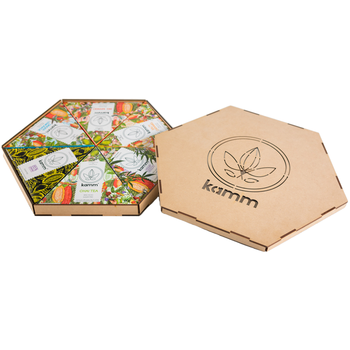 Functional Superfood Chocolate Box – (Six 12g Mini Bar Variety Box) 72grs.