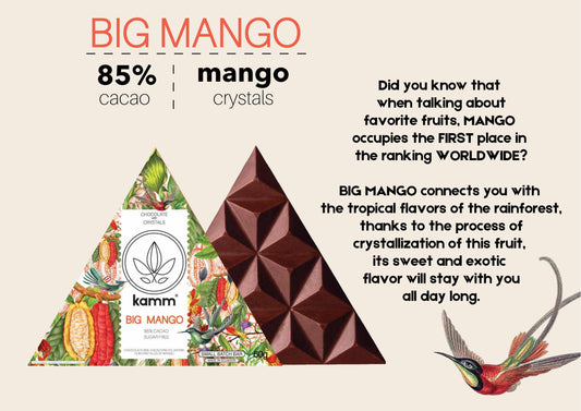 85% Big Mango Ancestral #Treetobar Superfood Chocolate 60grs