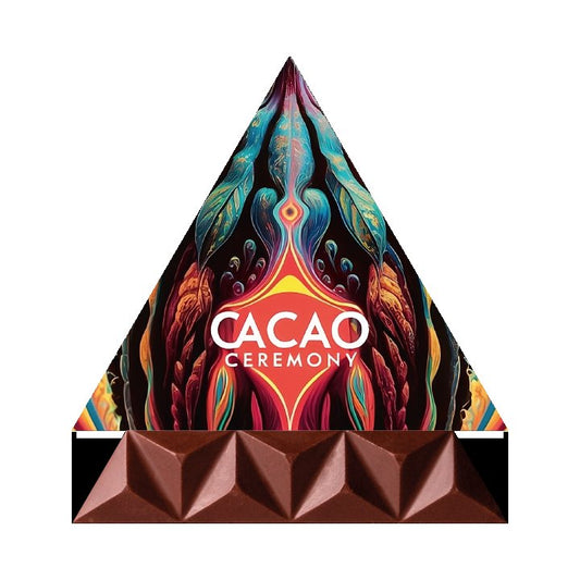 100% Cacao Ceremony Functional Superfood Cacao bar 80grs(2x40grs)
