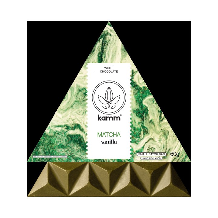 Matcha Vanilla White Chocolate Ancestral #TreetoBar Superfood Chocolate 60grs