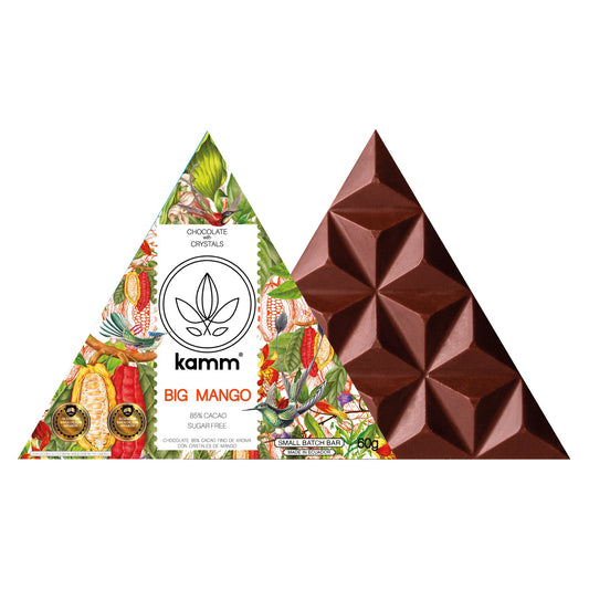Big Mango functional chocolate by Kamm made with Ecuadorian cacao