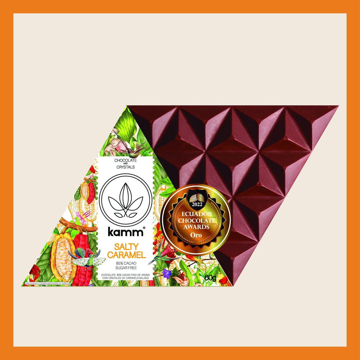 85% Salty Caramel Ancestral #Treetobar Superfood Chocolate 60grs